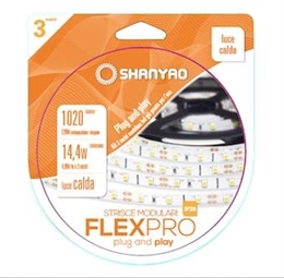 STRISCE FLEX PLUG & PLAY  14,4W CALDA
