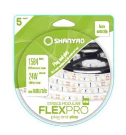 STRISCE FLEX PLUG & PLAY  24W NATURALE 20 PZ
