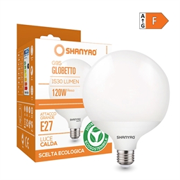 1 GLOBETTO LED G95 SERIE SMARTLINE E27 18W 3000K 1.530LM