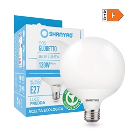 LAMPADE G95 GLOBETTO E27 18W 6400K