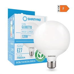 1 GLOBETTO LED G95 SERIE SMARTLINE E27 18W 6400K 1.602LM