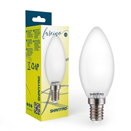 FILAMENTO C37 CANDELA E14 4W 4000K