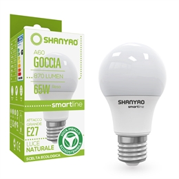 LAMPADE A60 GOCCIA E27 10W 4000K