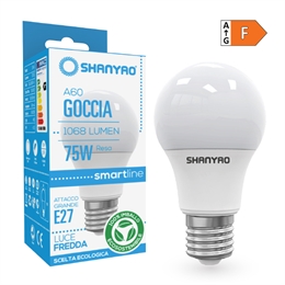 LAMPADE A60 GOCCIA E27 12W 6400K 50 PZ