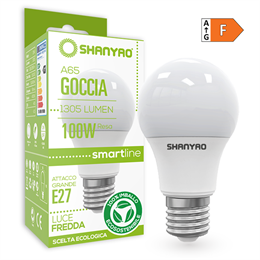 LAMPADE A65 GOCCIA E27 15W 4000K 50 PZ