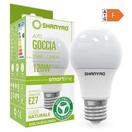 LAMPADE A70 GOCCIA E27 18W 4000K 50 PZ