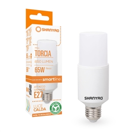 1 MINI TORCIA LED T37 E27 10W 3000K 850LM