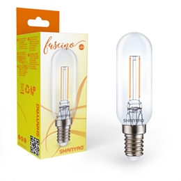 FILAMENTO T25 TUBOLARE E14 4W 2700K