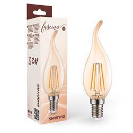 FILAMENTO C37F COLPO DI VENTO E14 4W 2200K
