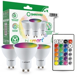 LAMPADA HI SMART GU10 5W RGB