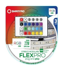 STRISCE FLEX PLUG & PLAY  20W RGB 20 PZ