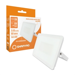 1 PROIETTORE SERIE PAD IP65 BIANCO 10W - 10W 3000K 900LM