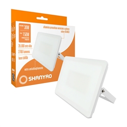 1 PROIETTORE SERIE PAD IP65 BIANCO 30W - 30W 3000K 2.700LM